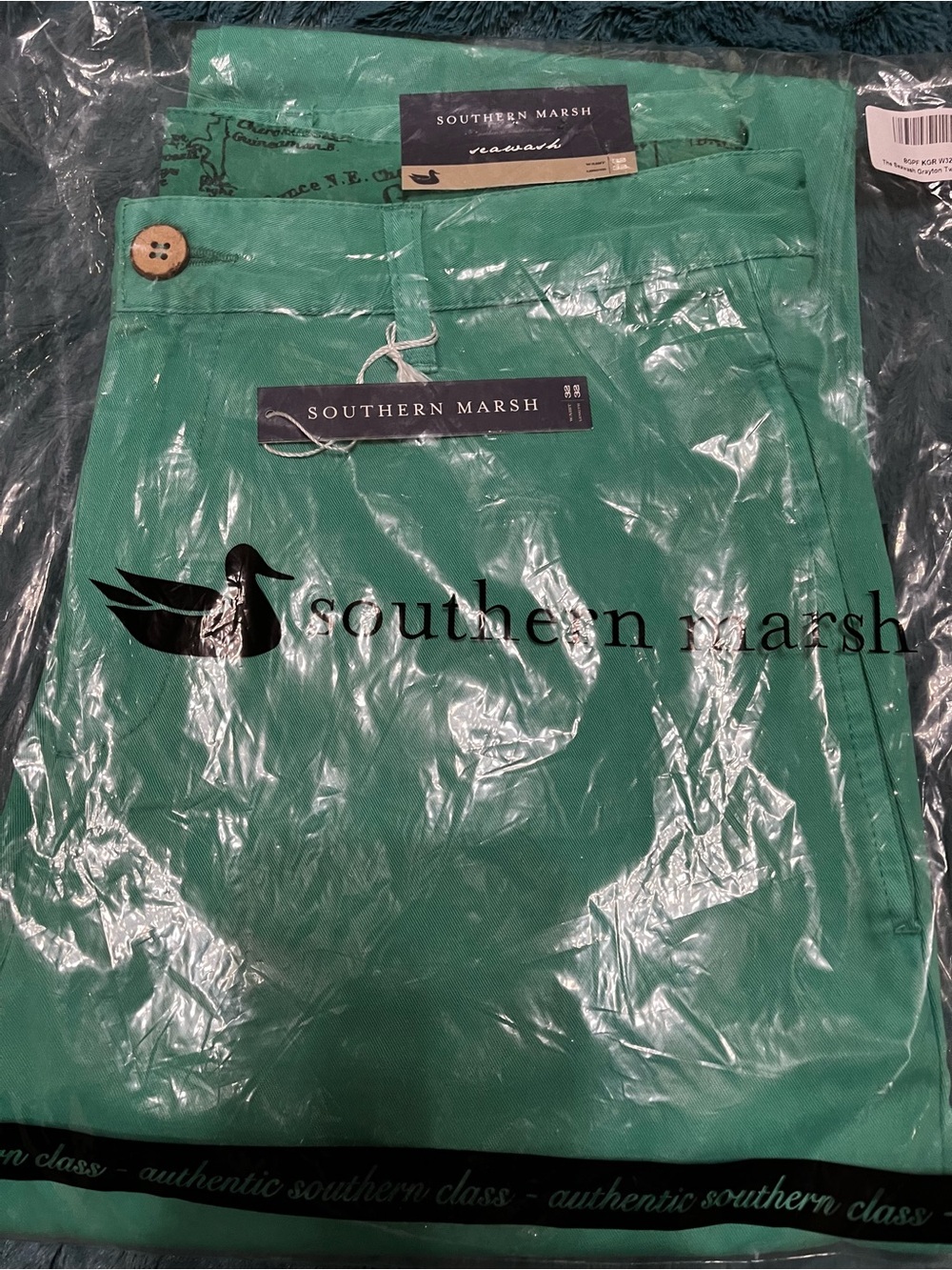 NWT Men’s Green Southern Marsh Golf Pants 32X32